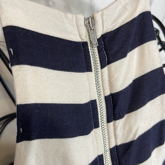 Abercrombie & Fitch Cropped Tank Top Racer Full Zip Back Broad Striped - Picture 4 of 9